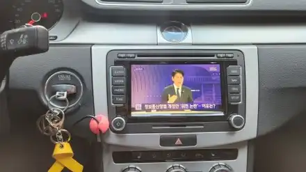 폭스바겐 CC 순정 내비게이션 블루투스 신호 없음 수리 교체 작업 / 인천, 부평, 부천 시공 사진