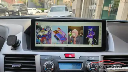 혼다 오딧세이 10.25큐디스 안드로이드 모니터 후방카메라 추가장착 작업 / 인천, 부평, 부천 시공 사진