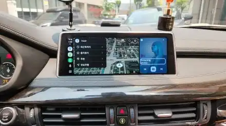 인천 bmw x6 f16 안드로이드 오토 애플 카플레이 장착 / 인천, 부평, 부천 시공 사진