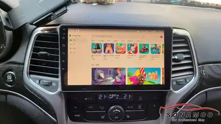 Jeep 그랜드 체로키 안드로이드 올인원 장착 / 인천, 부평, 부천 시공 사진
