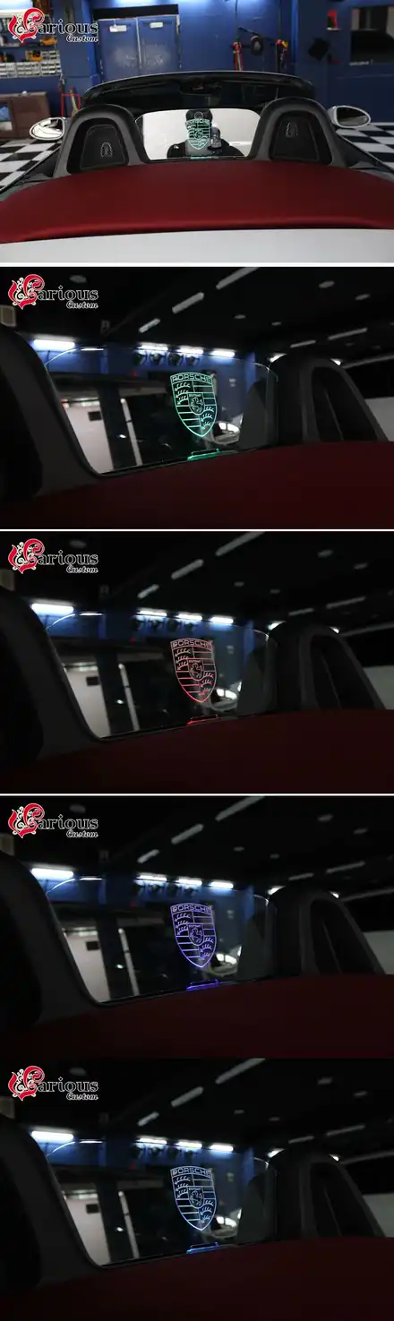 포르쉐 뉴 박스터 718에 어울리는 윈드 디플렉터 / 김포 시공 사진