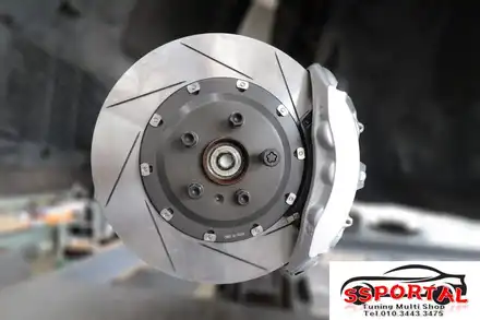 BMW 740ld 브렘보 브레이크6p 인터알380mm 제동력 업그레이드 / 평택, 안성, 오산 시공 사진