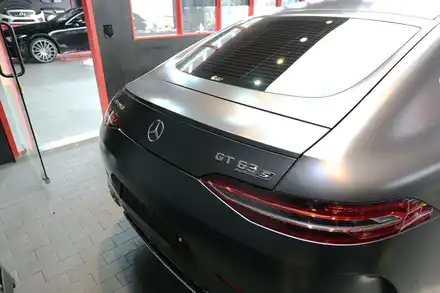 스타클럽 글라스틴트 부천점 벤츠 GT63S AMG 4도어 셀레나이트 마그노 그레이 컬러와 완벽궁함 슈어X 틴팅 시공 / 수원, 부천, 부평, 인천 시공 사진