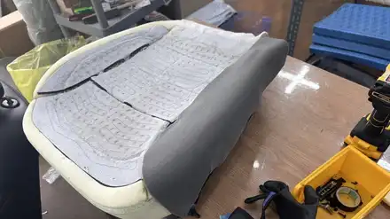 벤츠 ML350 통풍시트 수리 시공 사진