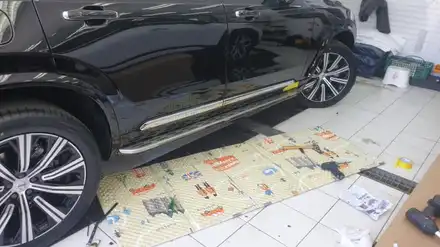 볼보 xc90 사이드스텝 / 충남 천안 시공 사진