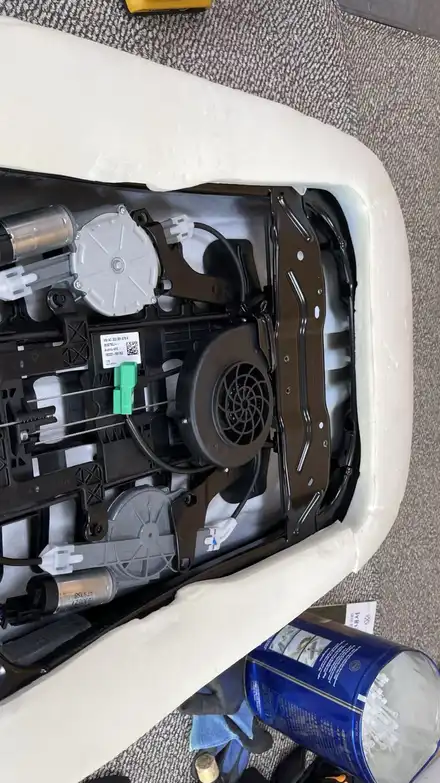 티구안 통풍시트 시공 사진
