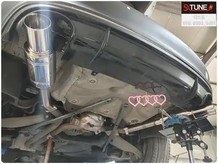 아우디A7 tdi 꺽기 대포 앤드 디젤 커스텀 대포배기 튜닝기. 에스튠 / 경기 시흥 시공 사진