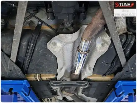 BMW428i컨버터블 커스텀 듀얼배기 중통레조 최대배기음 만들기. 에스튠 / 경기 시흥 시공 사진