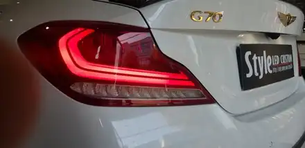 제네시스g70 무빙턴시그널 작업입니다.. / 광주 북구 시공 사진