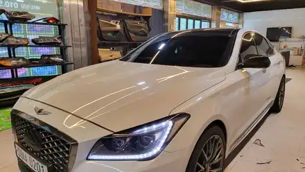 광주 G80 비노출 간접조명 엠비언트 - 광주 실력있는 차량 LED 및 무드등 업체 / 광주 북구 시공 사진
