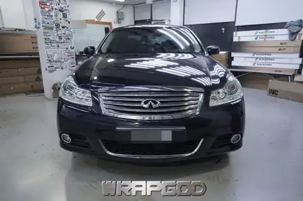 인피니티 M35 3M 미드나잇블루 전체 랩핑 시공, 검단 김포 랩핑 맛집 WRAPGOD / 김포 양촌읍 시공 사진