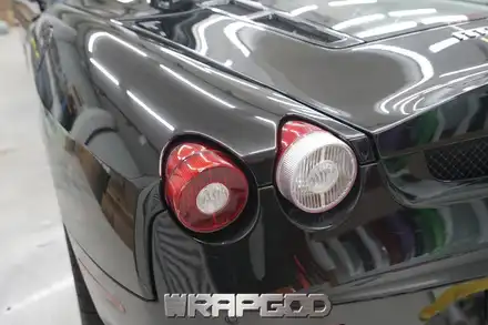 페라리 F430 , 라이트 필름 & 카본 테칼 부분 포인트 랩핑 시공/ 김포 검단 일산 자동차 래핑 전문점 랩갓 WRAPGOD / 김포 양촌읍 시공 사진
