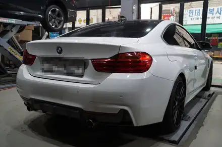 BMW F32 420D 그란 쿠페 배기음 튜닝 디젤의 밋밋함을 가리는 사운드 세팅! 쿠바텍 사운드 부스터 장착 / 서울 동작 시공 사진
