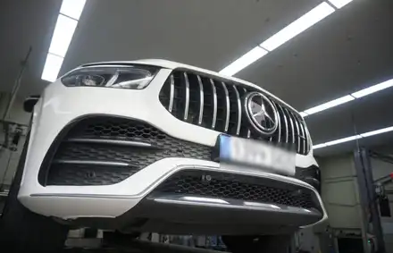벤츠 GLE53AMG 배기 튜닝 중통 엔드 버블 팝콘 배기음 완성하였습니다. / 서울 동작구 시공 사진