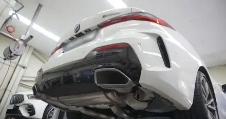 BMW M440i 배기 튜닝 엔드 머플러 작업, 보펜 모듈 작업을 진행하였습니다 / 서울 동작구 시공 사진