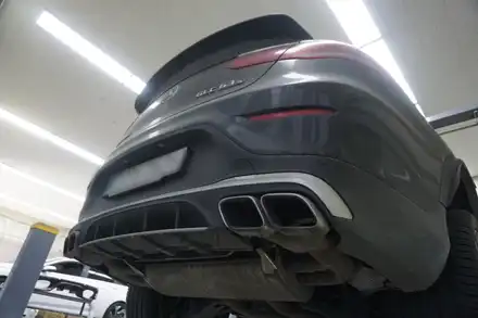 벤츠 GLC63 S AMG 배기 튜닝 표호하는 호랑이 한마리 배기음 완성하였습니다. / 서울 동작구 시공 사진