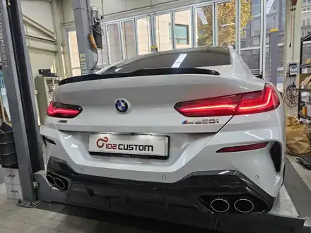 BMW M850i 배기음 튜닝 브릴란테 ＆ JSR 카본 머플러 팁 장착 / 서울 동작 시공 사진