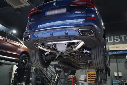 BMW G05 X5 M50i 웅장한 사운드로 세팅하는 커스텀 배기 튜닝 / 서울 동작 시공 사진