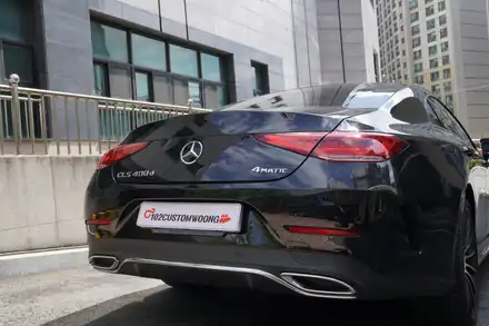 벤츠 C257 CLS400D 포스 지리는 V8 배기음이 나온다? / 서울 동작 시공 사진