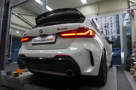 BMW M135i *중독 주의 팝콘 배기음! 완벽하게 세팅하였습니다 / 서울 동작 시공 사진