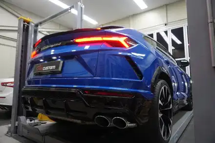 람보르기니 우루스 V8 배기 튜닝 3-40% 황홀한 배기 사운드 증폭 튜닝& 노비텍 가변 모듈 작업했습니다. / 서울 동작 시공 사진