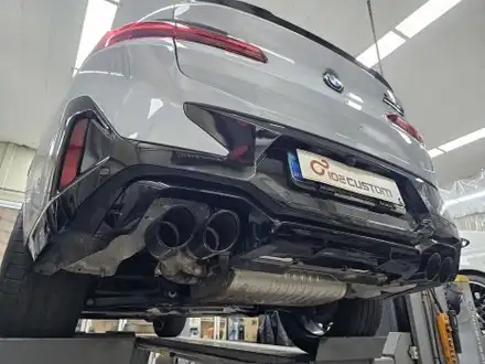 BMW X4M 배기 튜닝, 중통 가변 모듈 작업으로 배기음 제대로 터졌습니다. / 서울 동작 시공 사진