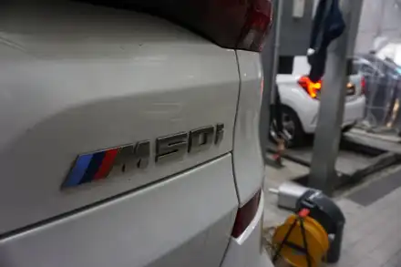 BMW X5 M50i 20% 배기음 증폭! 중통 작업 가변 모듈 작업하기 / 서울 동작 시공 사진