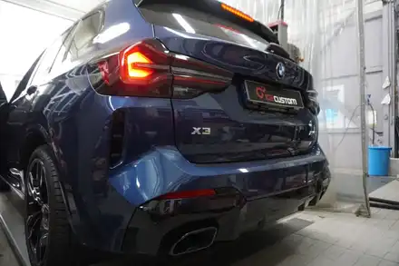 BMW X3 M40i 중후한 배기음 필수겠죠? 2-30% 증폭으로 아름다운 배기음 완성시켰습니다 / 서울 동작 시공 사진