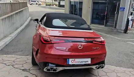 벤츠 CLE53AMG 카브리올레 스포티한 배기음 완성하기 / 서울 동작 시공 사진