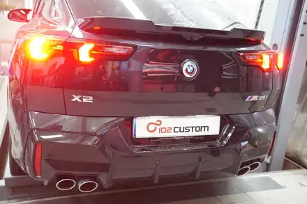 X2 M35i 배기 튜닝, 다이내믹한 사운드 완성! 중통 엔드 작업기 / 서울 동작 시공 사진
