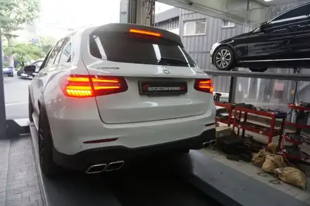 벤츠 GLC63AMG 배기 튜닝 역시 AMG 배기음 강렬합니다... / 서울 동작 시공 사진