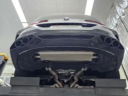 BMW M850i V8 감성을 깨우다! 브릴란테 배기, 중통, 카본 머플러 팁 장착 / 서울 동작 시공 사진