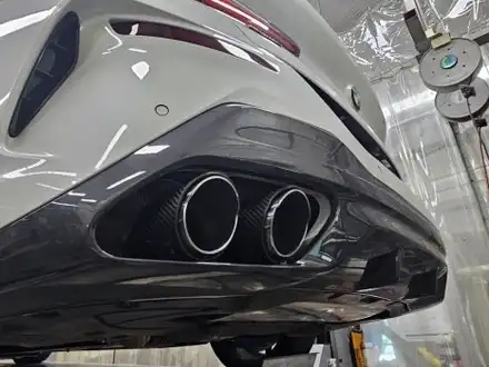 BMW M850i 브릴란테 인증 배기, 중통, 카본 머플러 팁 V8 감성을 완성했습니다. / 서울 동작 시공 사진