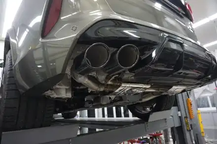 BMW X5 M 컴페티션 내 마음 불질렀다! 불타는 배기음 중통 엔드 가변 튜닝 / 서울 동작 시공 사진