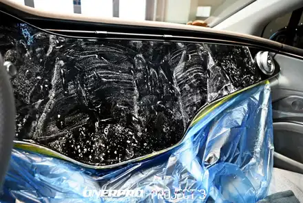 부천 벤츠 EQS450 전기차 세단 어브시디언 블랙 메탈릭 하이퍼스크린 실내 PPF 보호필름 시공 / 수원 팔달 시공 사진