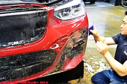 BMW X4 멜버른 레드 신차 고속주행시 꼭 필요한 부분은? 부천PPF (Feat` 오너프로 NEXUS MAX) / 수원 팔달 시공 사진