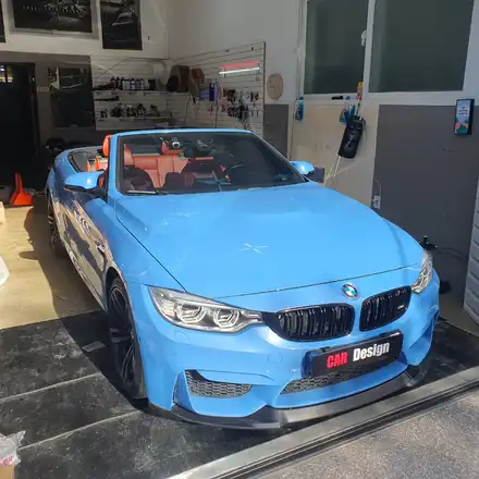 BMW F83 M4 컨버터블 아크릴 윈드디플렉터 조명 무드등 LED RGB / 광진구, 성수, 송파, 동대문 시공 사진