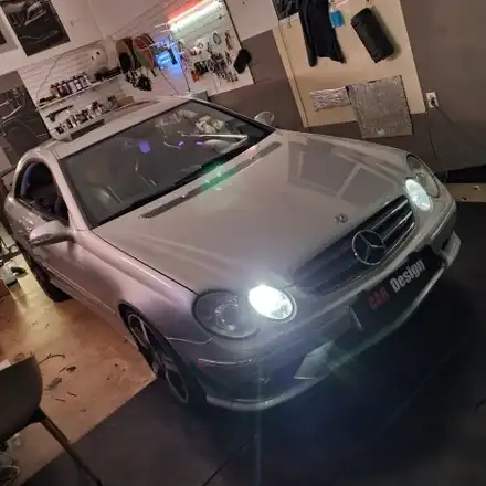 벤츠 CLK 500 C209 2006년식 V8 쿠페 엠비언트 아크릴 송풍구led / 광진구, 성수, 송파, 동대문 시공 사진