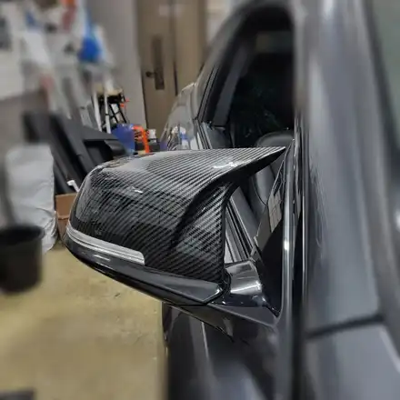 BMW 백미러커버 카본백미러 뿔카본미러 교환 튜닝 / 광진구, 성수, 송파, 동대문 시공 사진