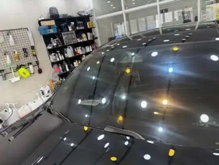 신차 유리막 코팅 과연 제대로 시공 받으신 걸까요?[BMW740i 유리막 코팅 재시공] / 부산 남구 시공 사진