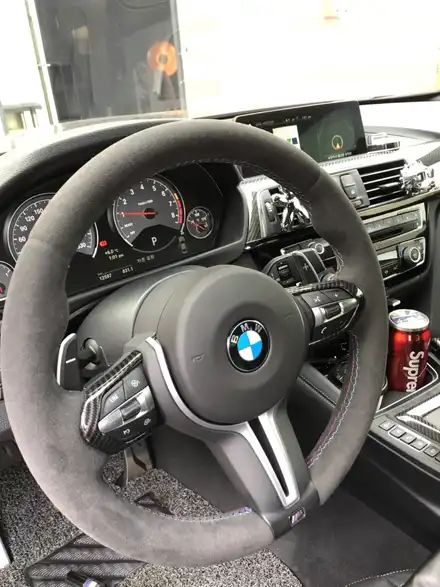 bmw 핸들 알칸타라 작업 및 가죽교체 작업 / 남양주 별내면 시공 사진