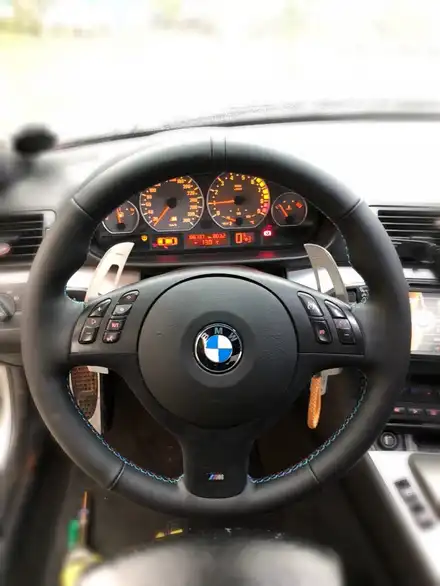 더핸들 bmw m3 e46 핸들작업/핸들가죽교체/핸들알칸타라/핸들샤무드/핸들복원/핸들튜닝/우드핸들/디컷핸들/핸들가죽복원 / 남양주 별내면 시공 사진