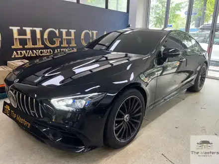 벤츠 GT 43 AMG. 시트 백 라인 앰비언트+핸들 열선 / 창원, 마산, 진해 시공 사진