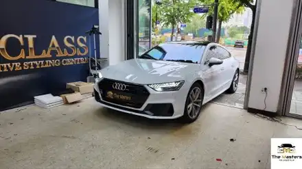 아우디 A7 55 TFSI 뱅앤올룹슨 전동 트위터 스피커 설치 / 창원, 마산, 진해 시공 사진