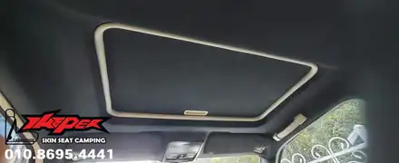 크라이슬러 300c 수성 샤무드 진회색 천장 및 필러 작업 / 카스킨 / 카인테리어 / 카시트 / 카커스텀 전문 더퍼 THEPER / 중랑구, 동대문, 광진구, 성동구 시공 사진