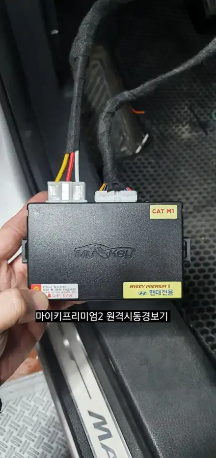 맥스크루즈 &싼타페DM&더프라임 마이키프리미엄2 원격시동경보기 / 대구, 구미 시공 사진