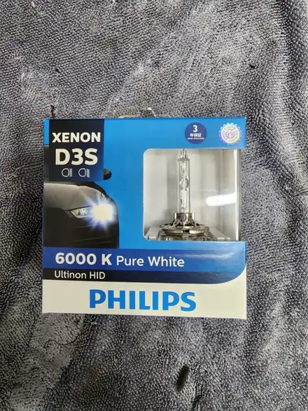 링컨MKS 전조등라이트 D3S HID 벌브교체 필립스D3S 6000K 얼티논 PURE WHITE 6000K HID / 대구, 구미 시공 사진