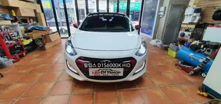 대구 I30 D1S HID 필립스D1S 6000K 얼티논HID PURE WHITE 6000K / 대구, 구미 시공 사진