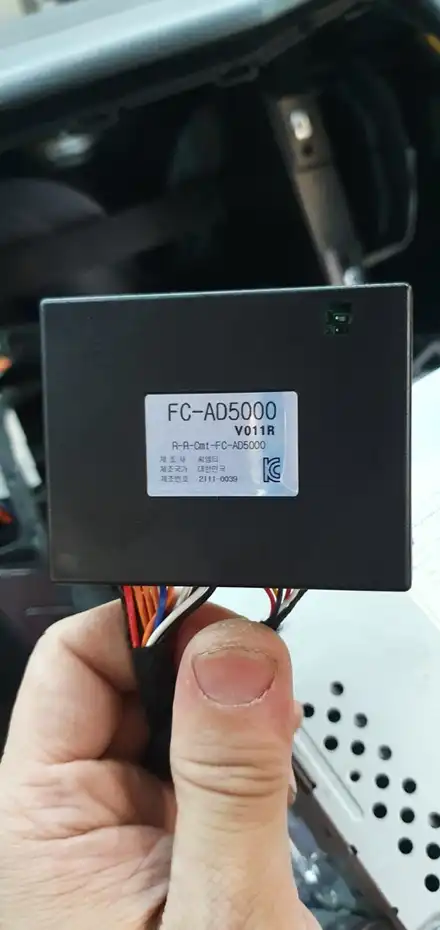 싼타페DM 순정네비게이션연동 전방카메라 FC-AD5000 / 대구, 구미 시공 사진