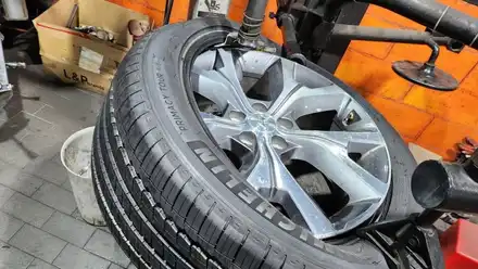당산동 현대 팰리세이드 (245/50R20)-높은수준의 정숙성과 고속주행 안정성, 긴마모수명까지 뛰어난 투어링타입 사계절타이어, 미쉐린 프라이머시 투어 AS / 서울 구로, 양천, 동작, 관악, 영등포, 부천, 안양 시공 사진